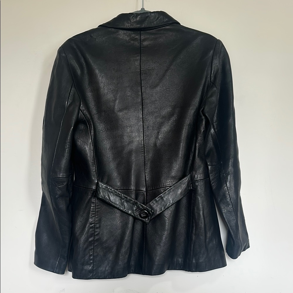 Black Leather Jacket by Jones New York - Picture 4 of 5